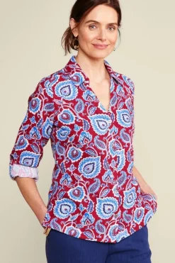 Hot Soft Surroundings Addison Gauze Big Shirt