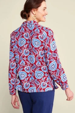 Hot Soft Surroundings Addison Gauze Big Shirt