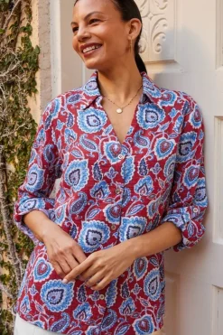 Hot Soft Surroundings Addison Gauze Big Shirt