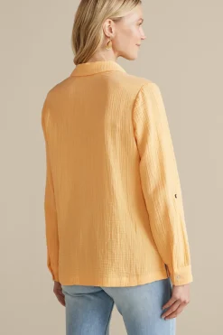 Hot Soft Surroundings Addison Gauze Big Shirt