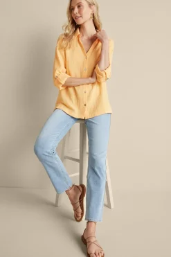 Hot Soft Surroundings Addison Gauze Big Shirt