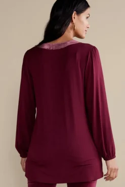 Best Soft Surroundings Adornment Top Cabernet