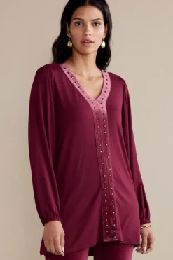 Best Soft Surroundings Adornment Top Cabernet