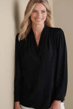 New Soft Surroundings Akira Blouse