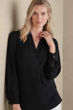 New Soft Surroundings Akira Blouse