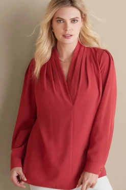 New Soft Surroundings Akira Blouse