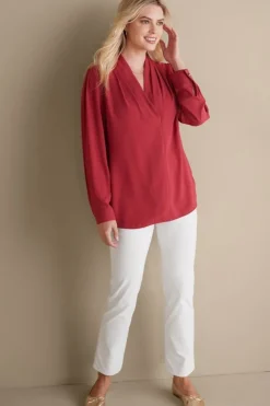 New Soft Surroundings Akira Blouse