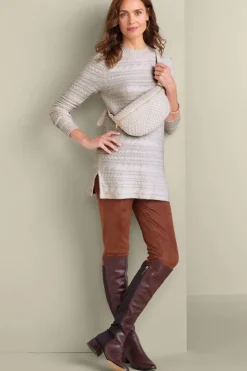 Sale Soft Surroundings Alena Cable Sweater Tunic
