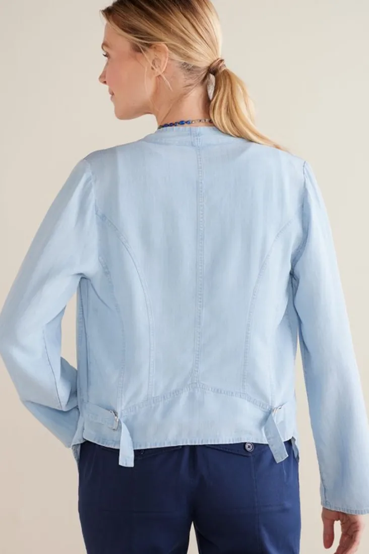 Sale Soft Surroundings Alicante Tencel™ Topper LightChambray
