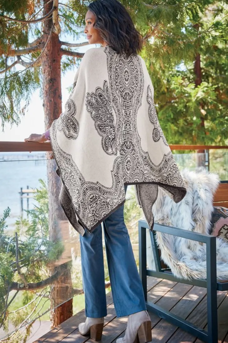 Discount Soft Surroundings Amedeo Wrap Ecru