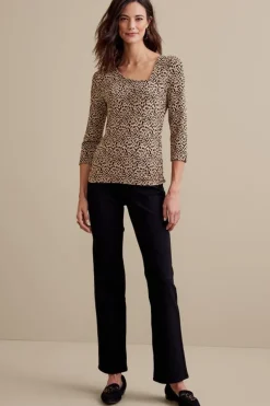 Discount Soft Surroundings Anesha Top Leopard