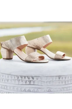 Best Soft Surroundings Antelope Amelia Textured Sandal Gold