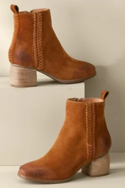 Best Soft Surroundings Antelope Nila Braid Bootie Cognac