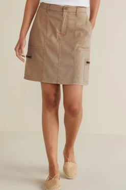 Clearance Soft Surroundings Antigua Utility Skort Sesame