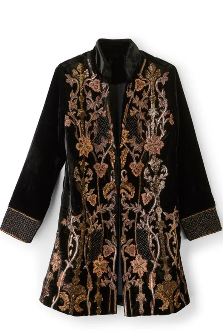 Discount Soft Surroundings Antoinette Jacket Black