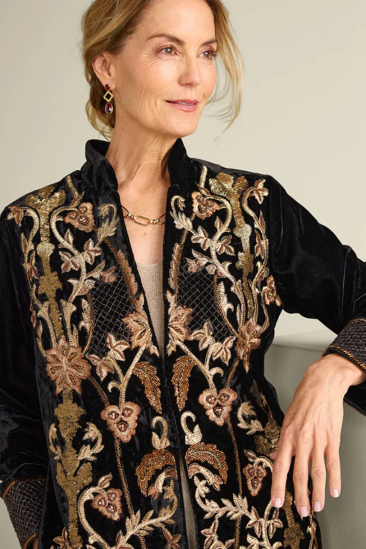Discount Soft Surroundings Antoinette Jacket Black