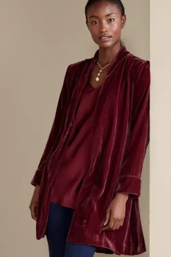 Soft Surroundings Aria Velvet Jacket