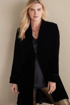 Soft Surroundings Aria Velvet Jacket