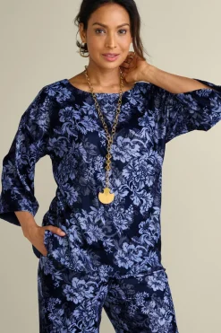 Hot Soft Surroundings Aria Velvet Top