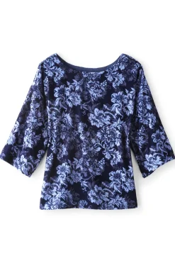 Hot Soft Surroundings Aria Velvet Top