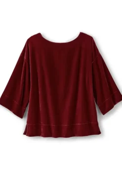 Hot Soft Surroundings Aria Velvet Top
