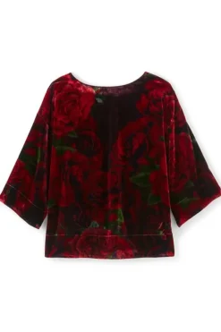 Hot Soft Surroundings Aria Velvet Top