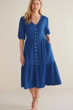 Outlet Soft Surroundings Arielle Gauze Midi Dress