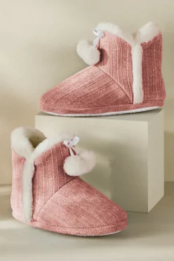 Sale Soft Surroundings Ashlyn Cabled Bootie Slippers