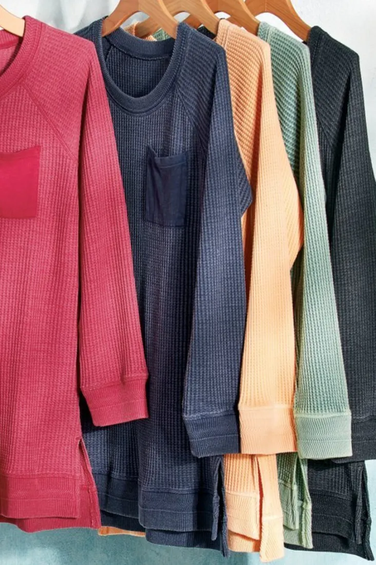 Online Soft Surroundings Autumn Waffle Tunic