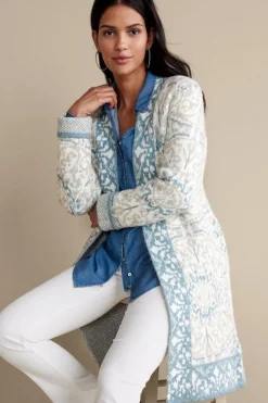 Hot Soft Surroundings Barra Cardigan MedallionMulti