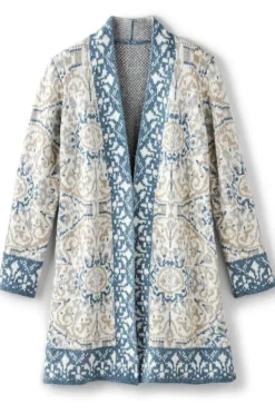 Hot Soft Surroundings Barra Cardigan MedallionMulti