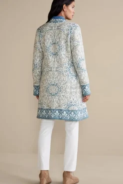 Hot Soft Surroundings Barra Cardigan MedallionMulti