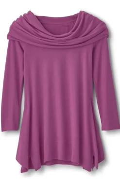 Outlet Soft Surroundings B'call Knit Tunic Damson