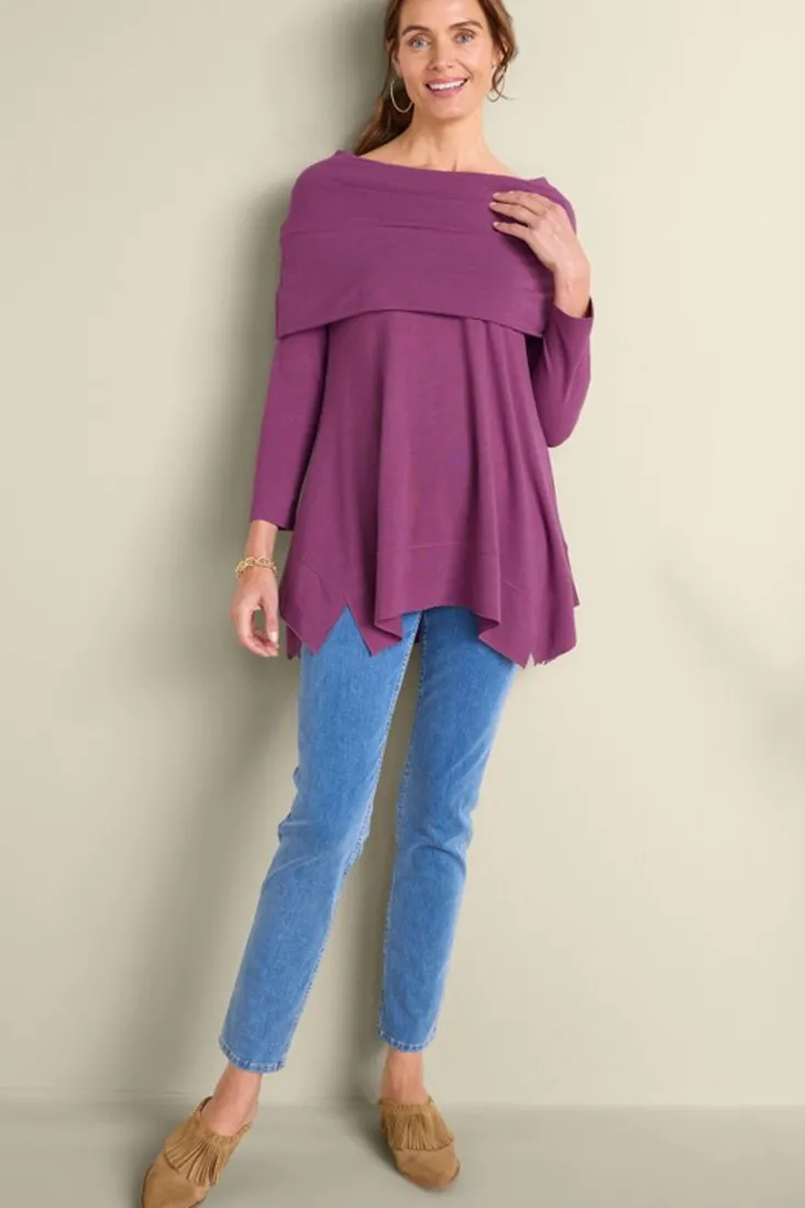 Outlet Soft Surroundings B'call Knit Tunic Damson