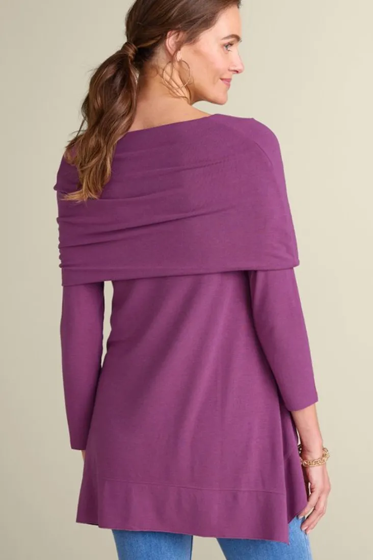 Outlet Soft Surroundings B'call Knit Tunic Damson