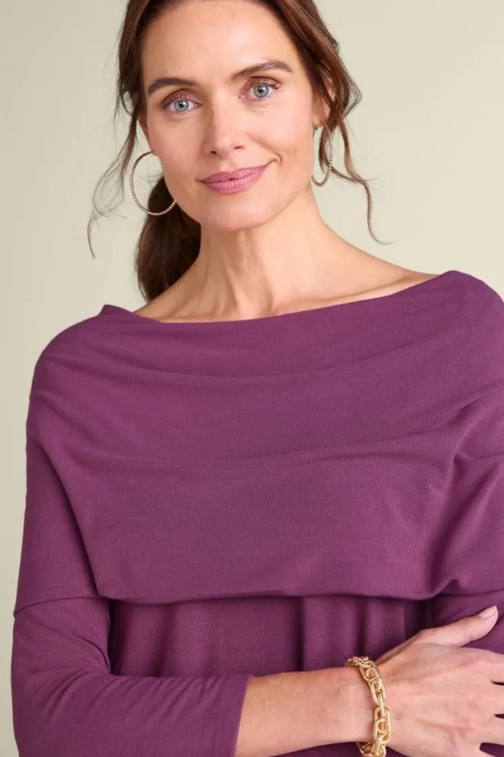 Outlet Soft Surroundings B'call Knit Tunic Damson