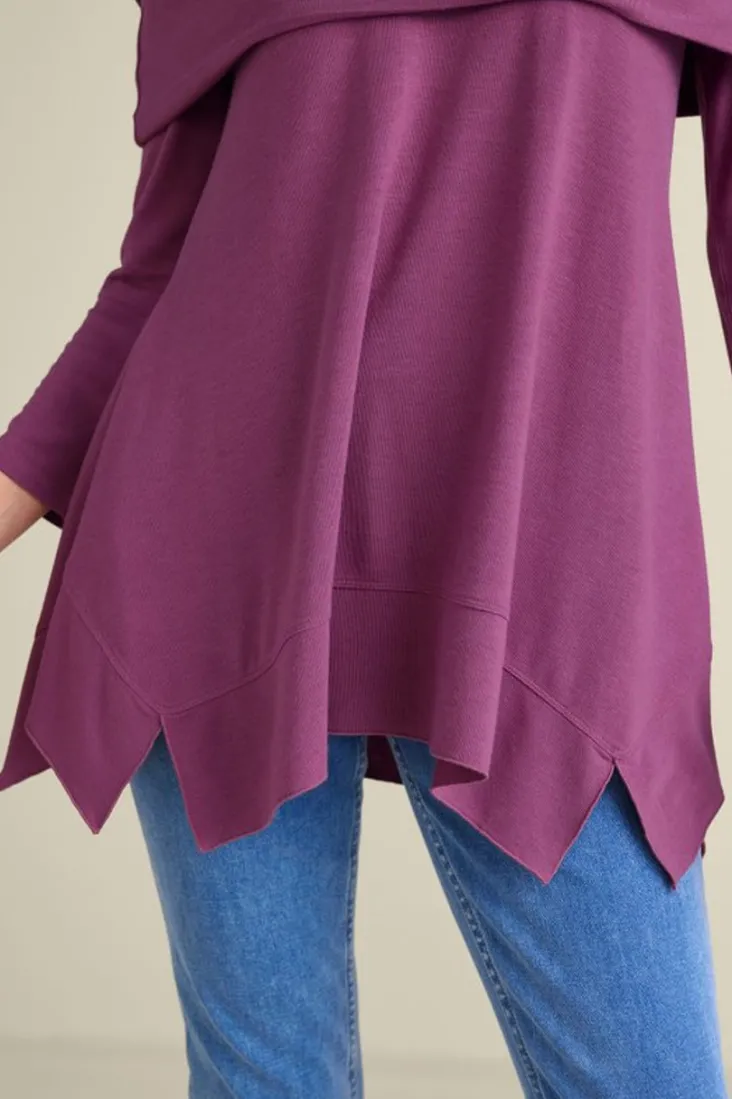 Outlet Soft Surroundings B'call Knit Tunic Damson