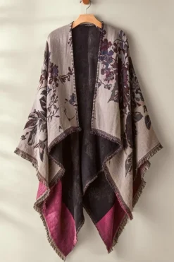 Online Soft Surroundings Beatrix Floral Wrap MidnightMulti