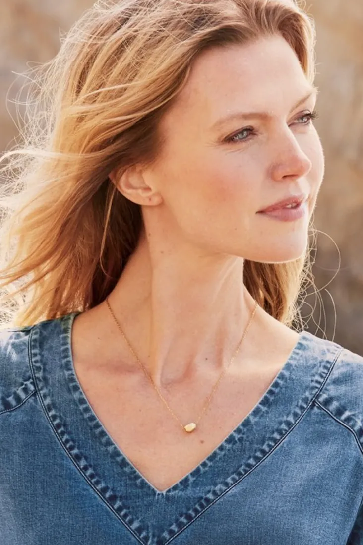 Sale Soft Surroundings Beljoy Friend Pendant Necklace Gold