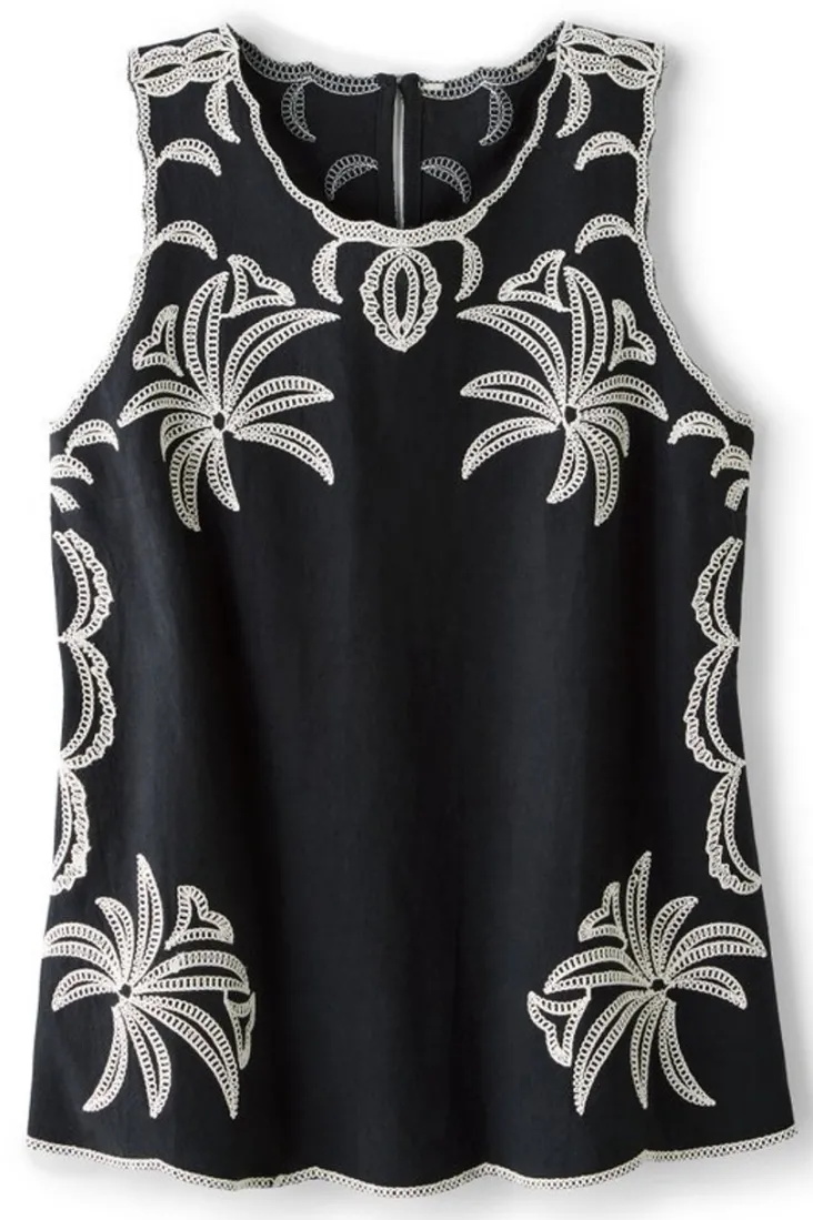Sale Soft Surroundings Bernita Top Black