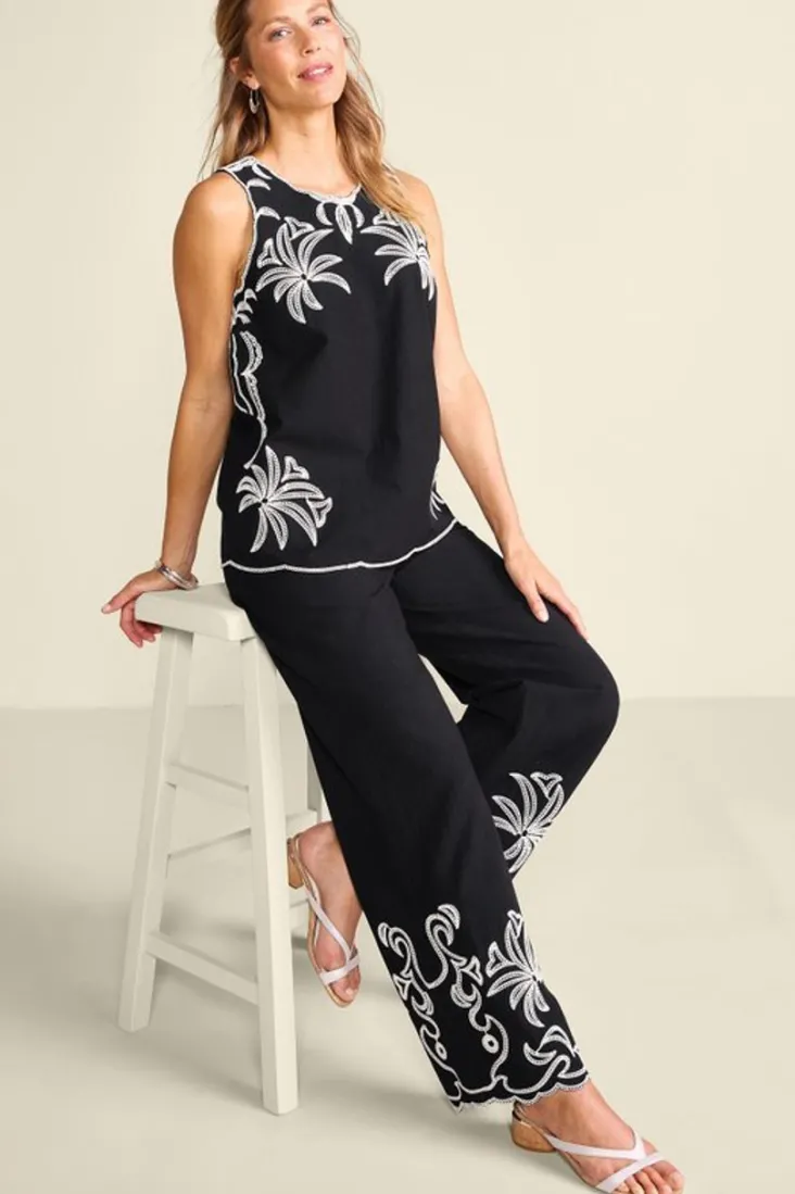 Sale Soft Surroundings Bernita Top Black