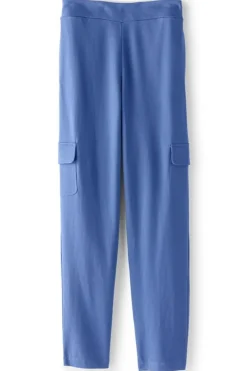 Online Soft Surroundings Birdie French Terry Cargo Pants TrueNavy