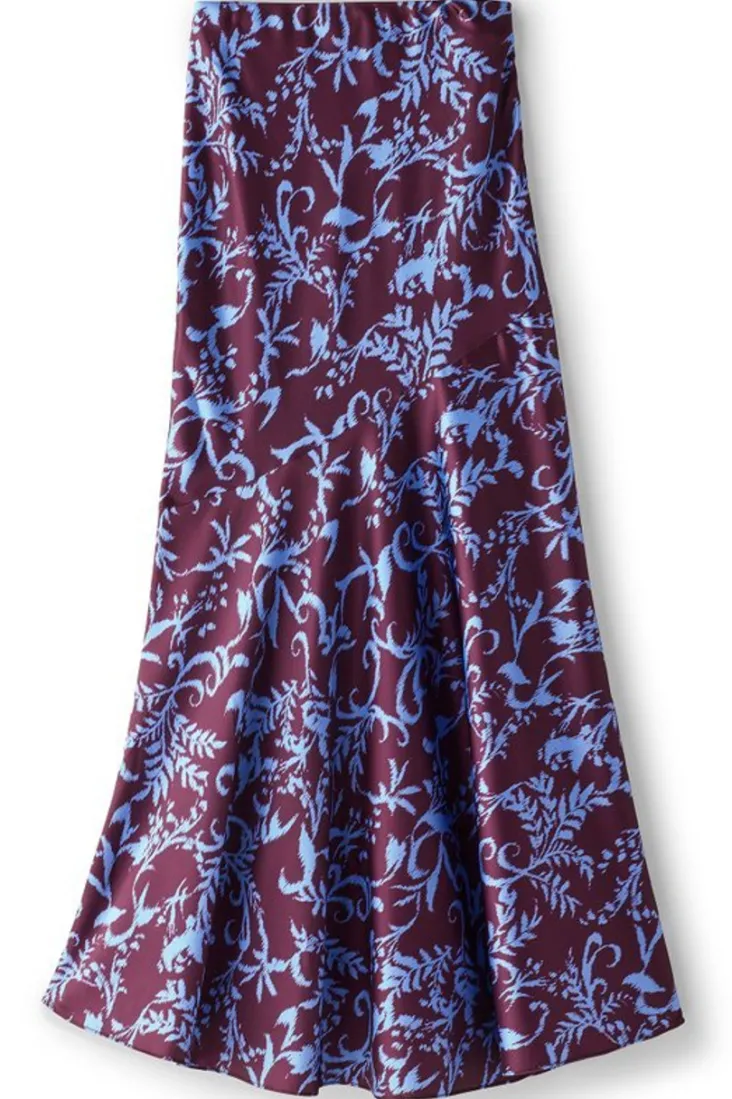 Online Soft Surroundings Blaise Satin Skirt