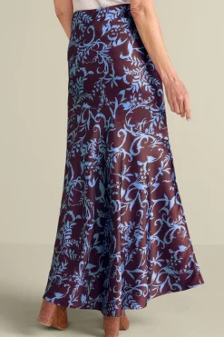 Online Soft Surroundings Blaise Satin Skirt