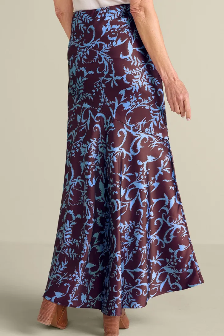 Online Soft Surroundings Blaise Satin Skirt