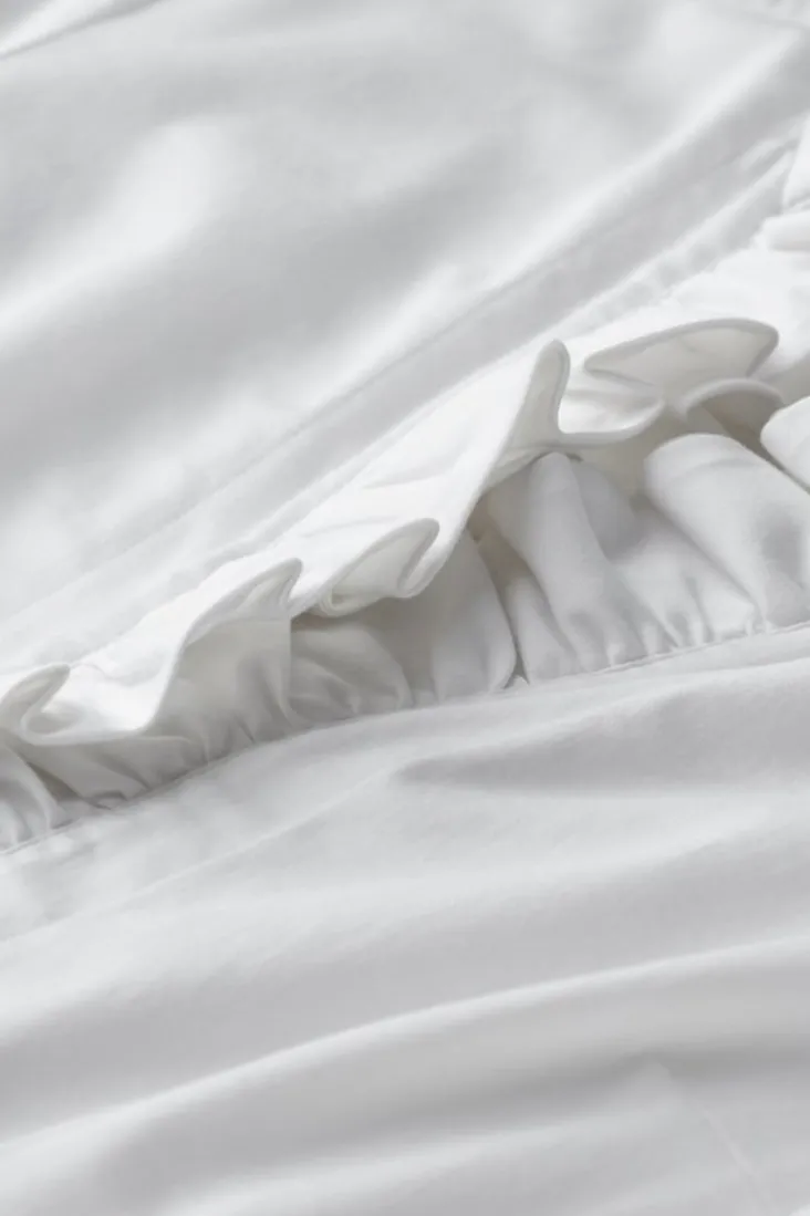 Hot Soft Surroundings Boleyn Shirt White