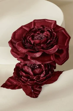 Outlet Soft Surroundings Bordeaux Blooms Pin Burgundy