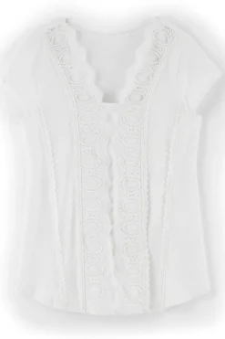 Outlet Soft Surroundings Breelyn Top White