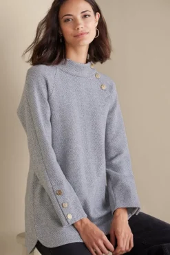 Outlet Soft Surroundings Brooke Tunic Black/WhiteCombo