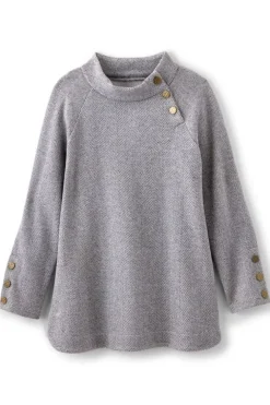Outlet Soft Surroundings Brooke Tunic Black/WhiteCombo